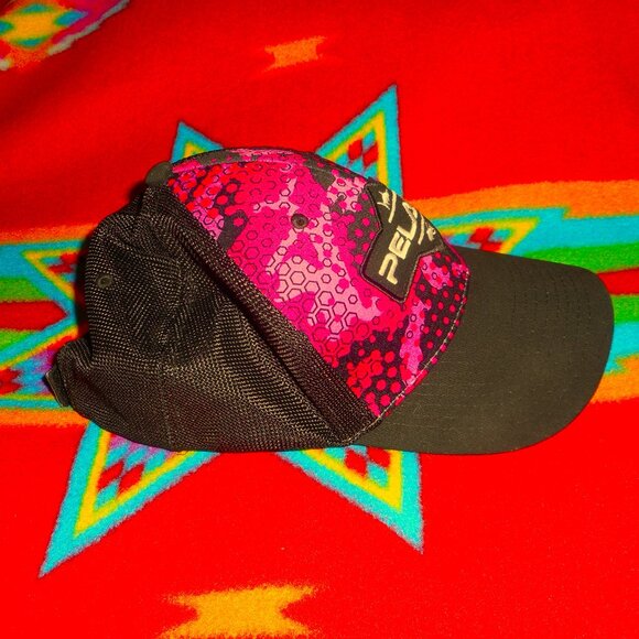 PELAGIC Women's Offshore Ambush Fishing Mesh Trucker Adjustable Hat - Picture 3 of 6